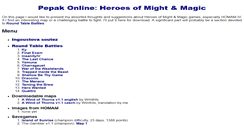 Desktop Screenshot of heroes.pepak.net